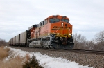 BNSF 7767 Leads eastbound coal loads